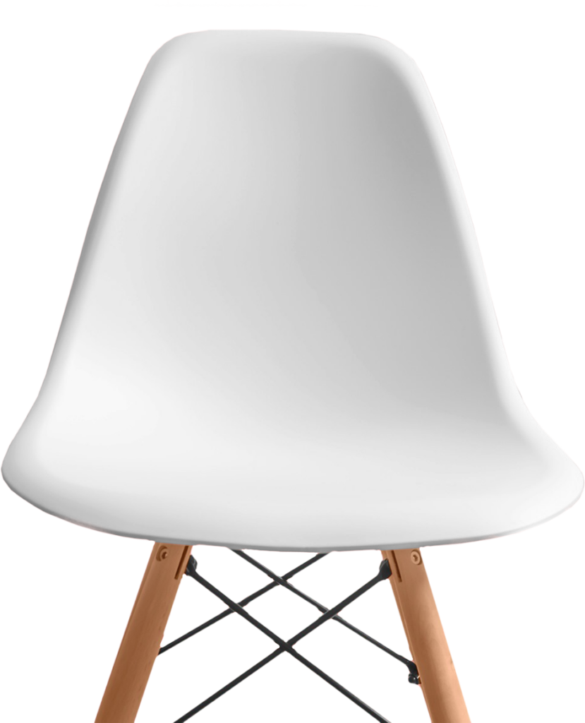 Chaise blanche de l'Open Class